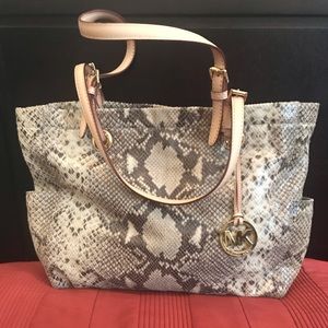 Snake print Michael Kors purse